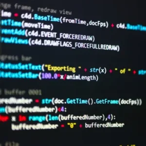 A computer screen displays lines of Python code related to machine learning functions. The Thames College logo is shown in the top left corner.