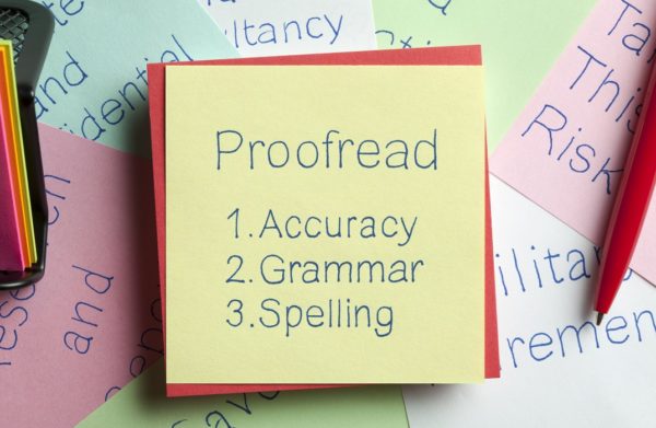 Proofreading : Proofreading